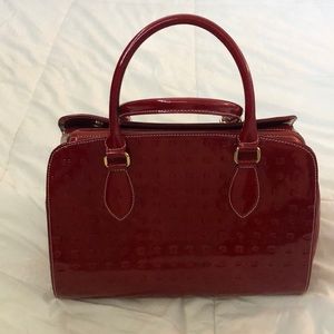 Arcadia Italian leather top handle and strap bag